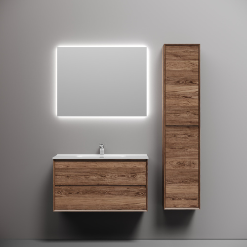 Тумба под раковину Sancos Marmi 2.0 MR2.090ECH 90х40 подвесная цвет коричневый - фото 2